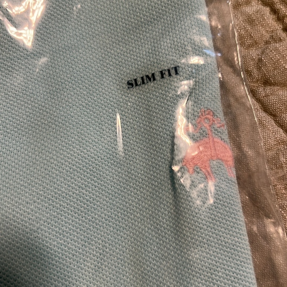 🔥🔥Brooks Brothers – Solid Pique Short Sleeve Polo - LT BLUE  / 2XL - Picture 4 of 6